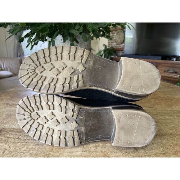 KENSIE  Genuine Black Suede Women’s Pull On Chelsea Boot Size 6.5 M - Picture 6 of 8